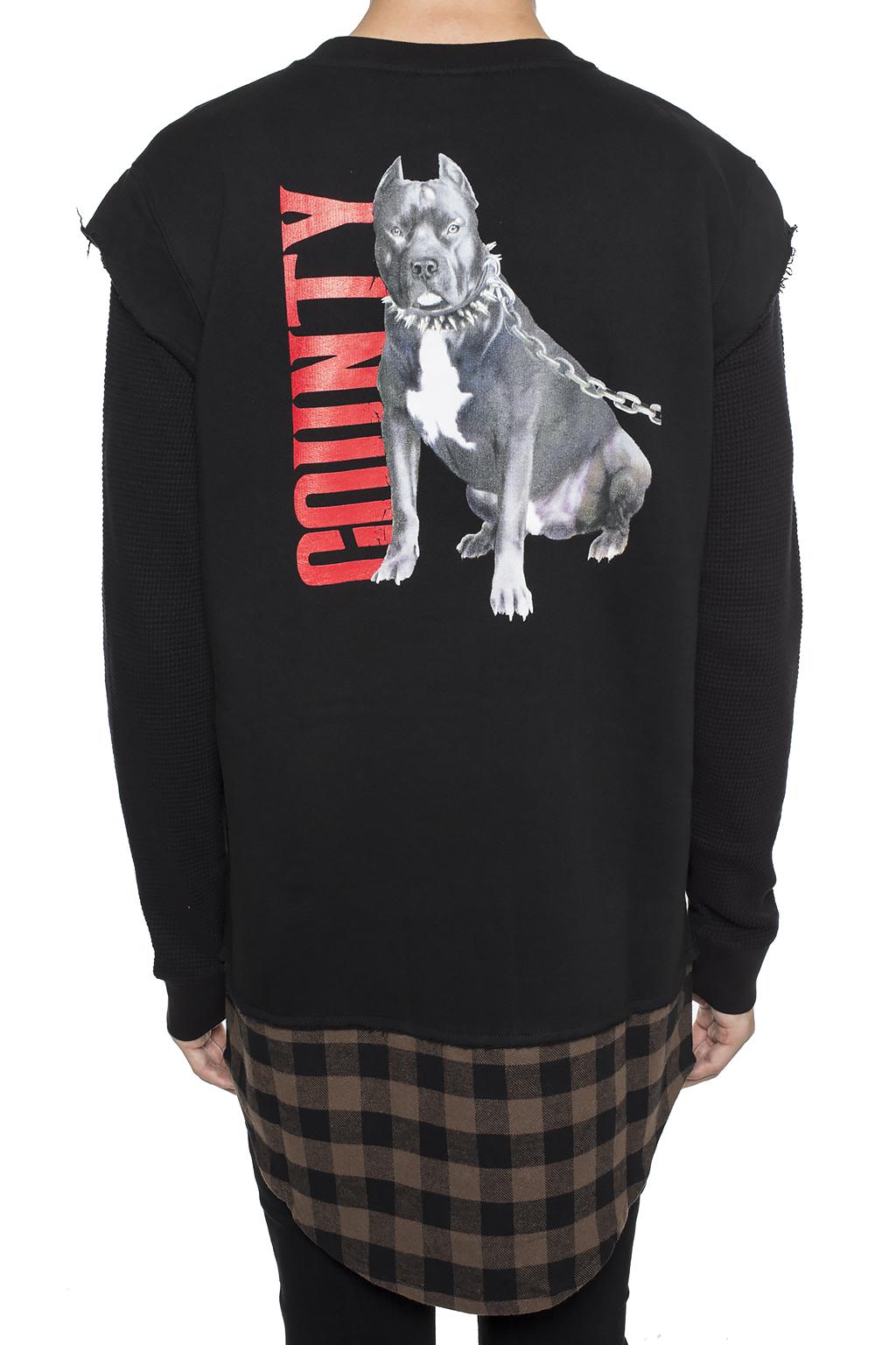 Marcelo burlon hotsell dog sweatshirt